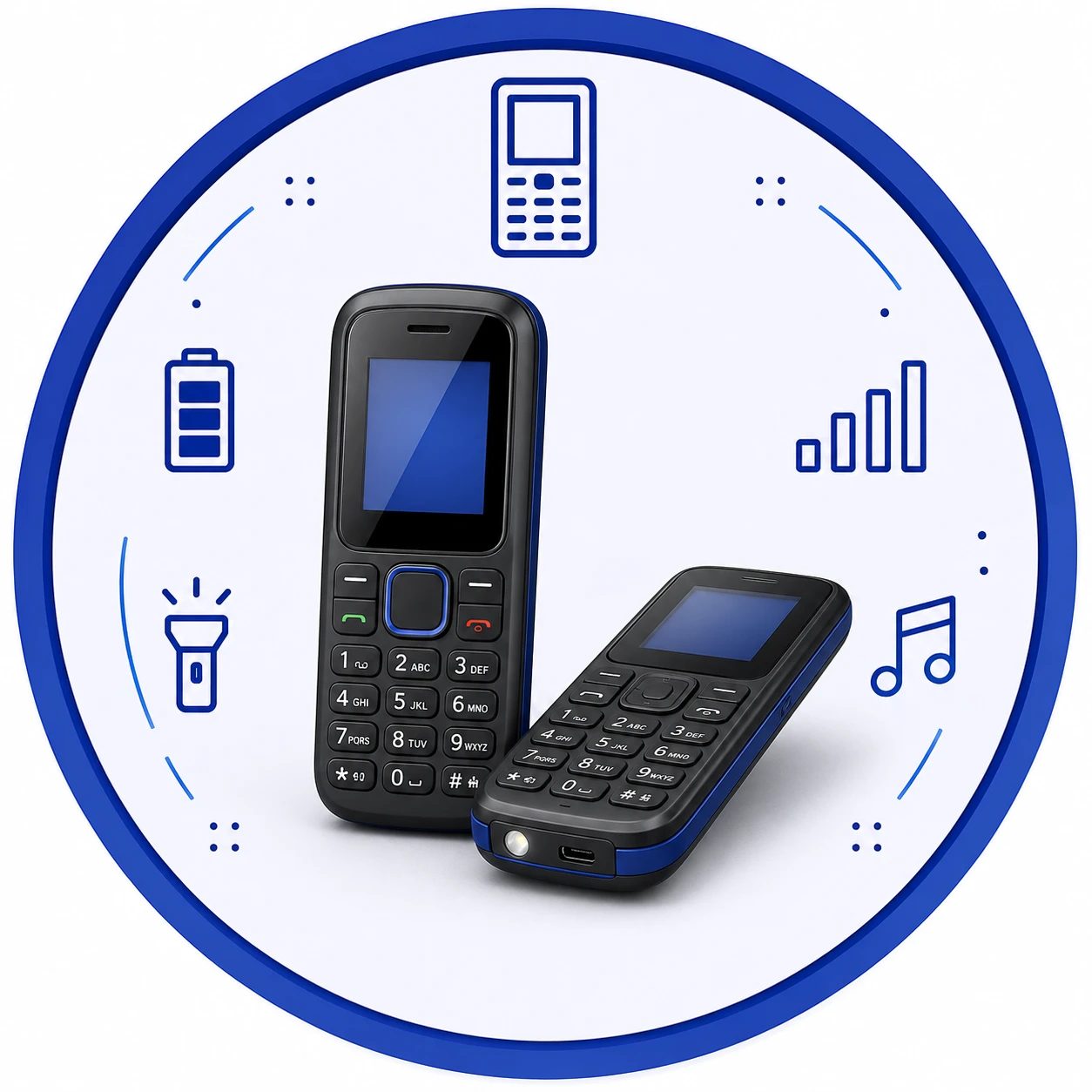 button phones